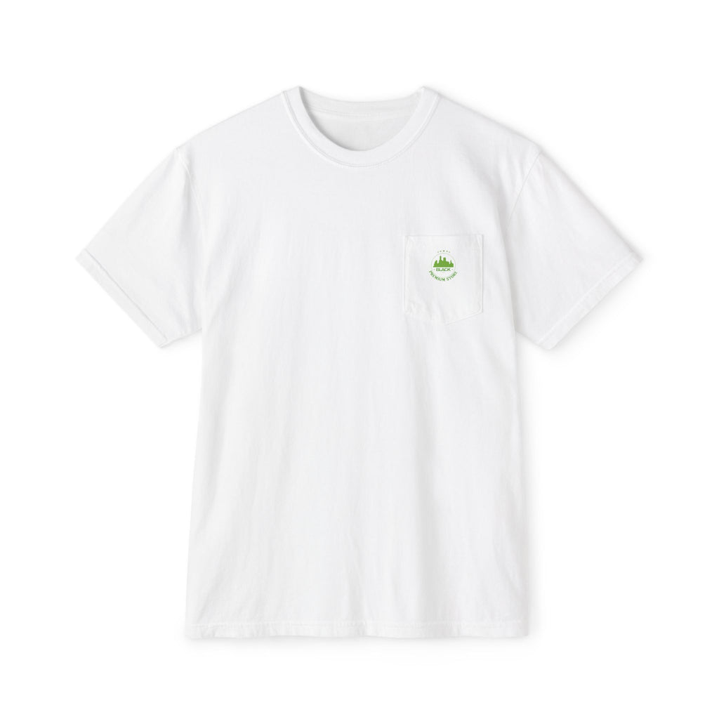 Black City Premium - Unisex Garment-Dyed Pocket T-Shirt
