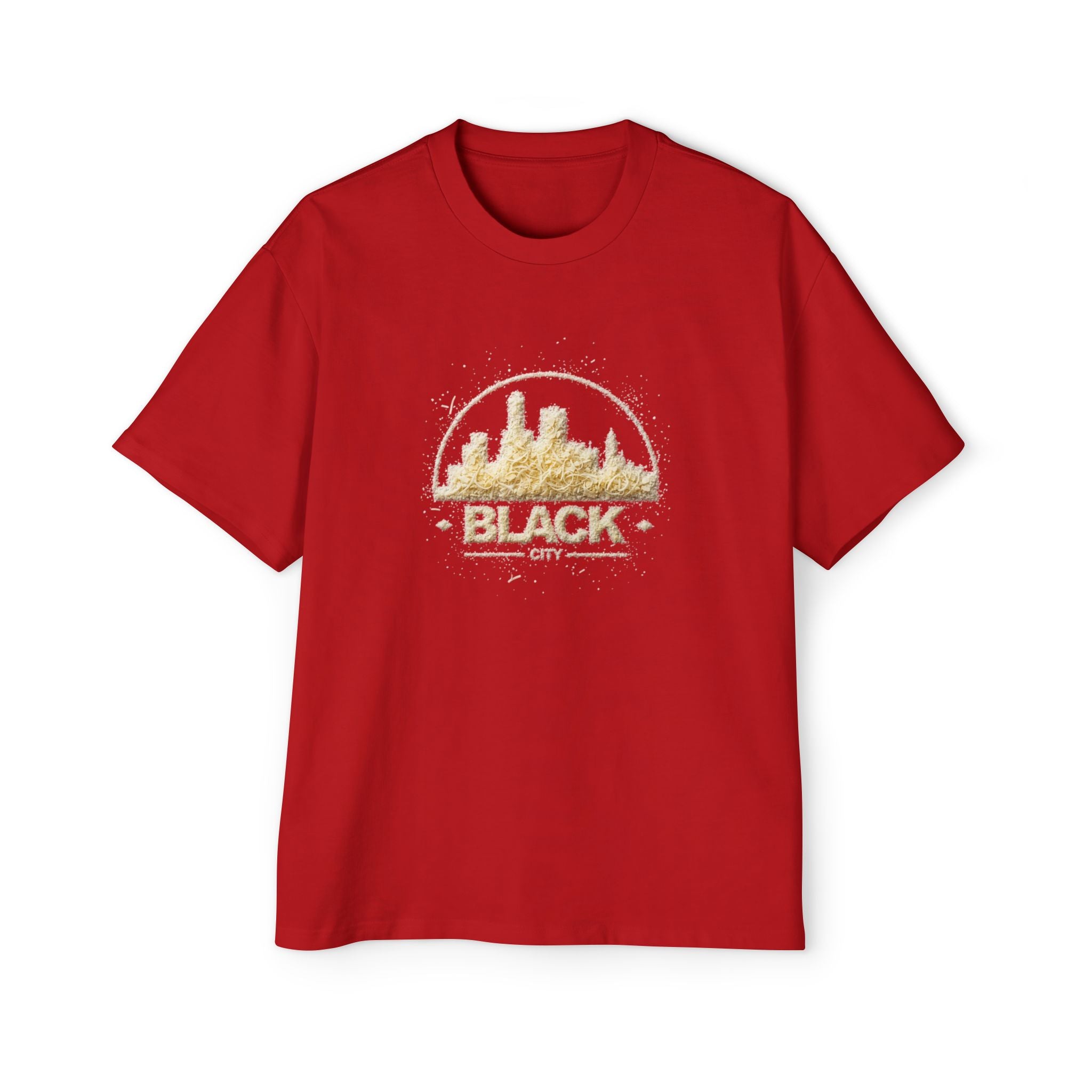 Black City Premium - Men's Heavy Oversized Tee