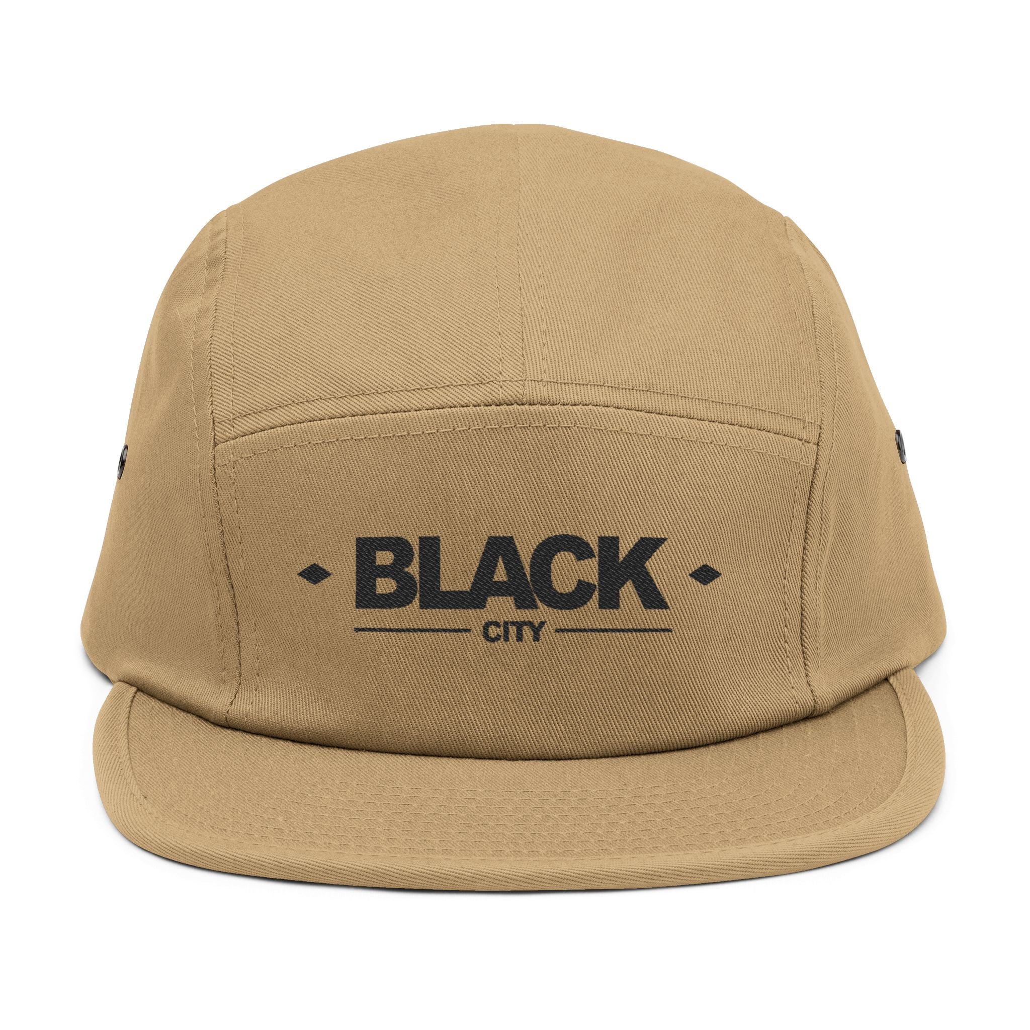 Black City Premium - Panel Cap (Embroidery)