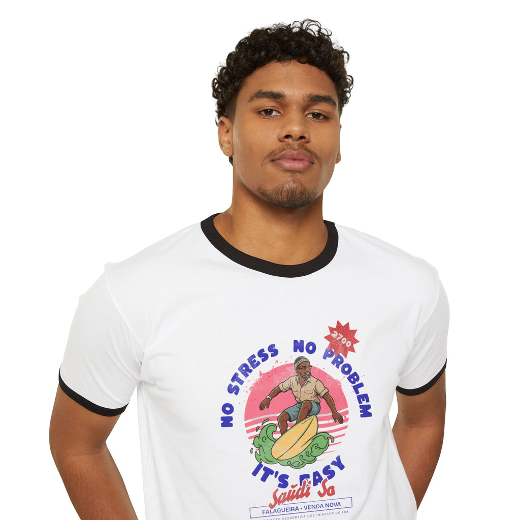 Saudi Só - Unisex Cotton Ringer T-Shirt
