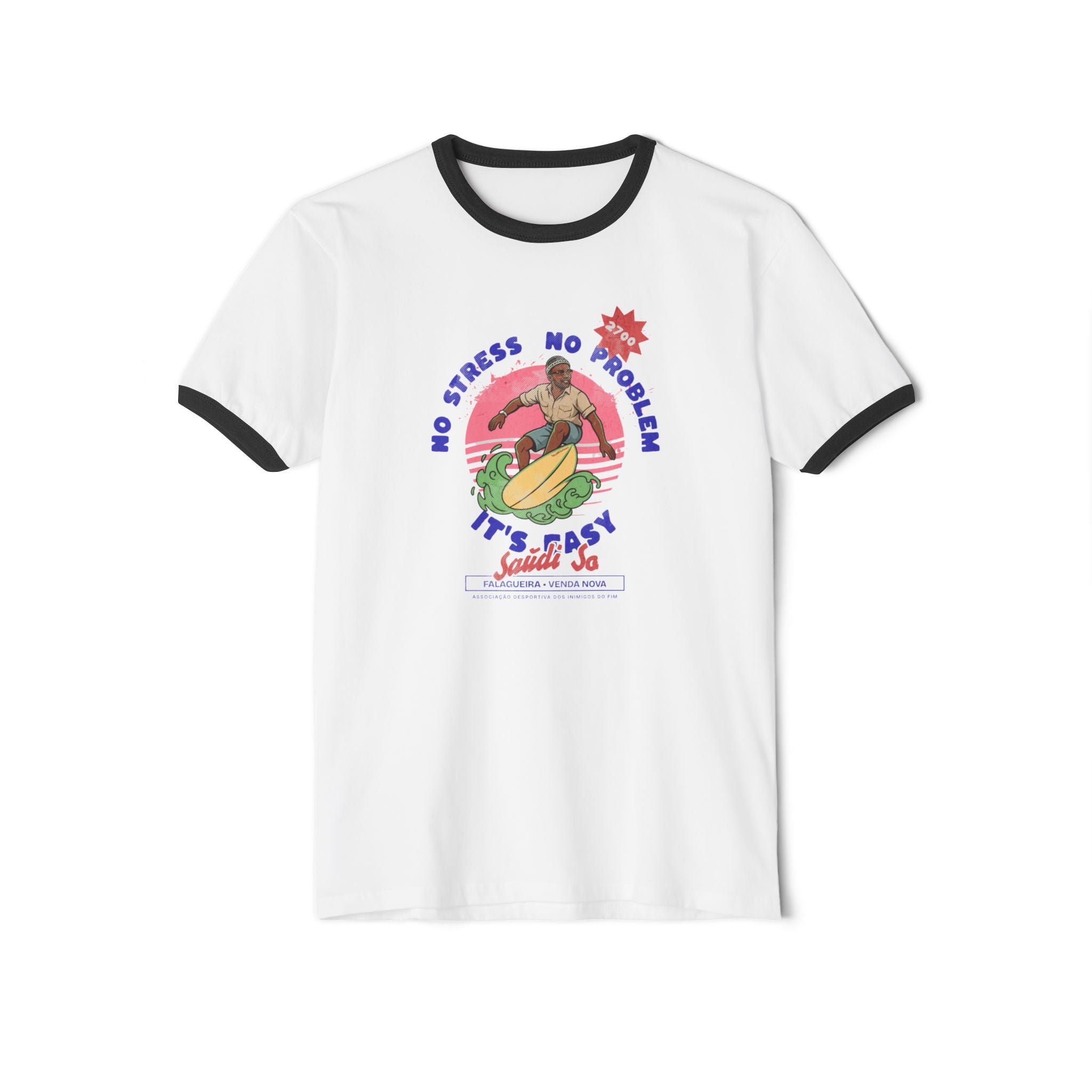 Saudi Só - Unisex Cotton Ringer T-Shirt
