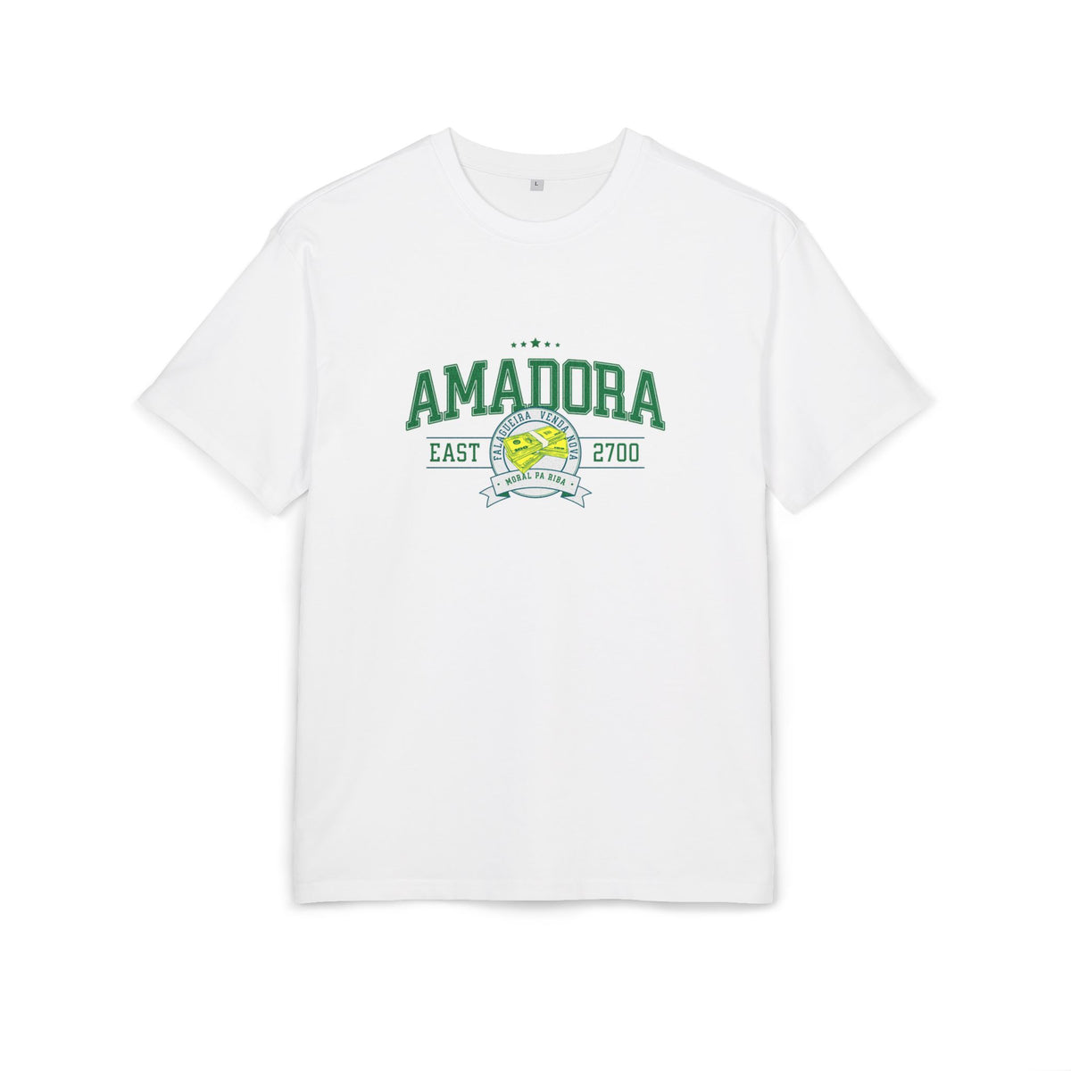 OSA - Amadora Originals White Unisex Heavy Oversize Tee